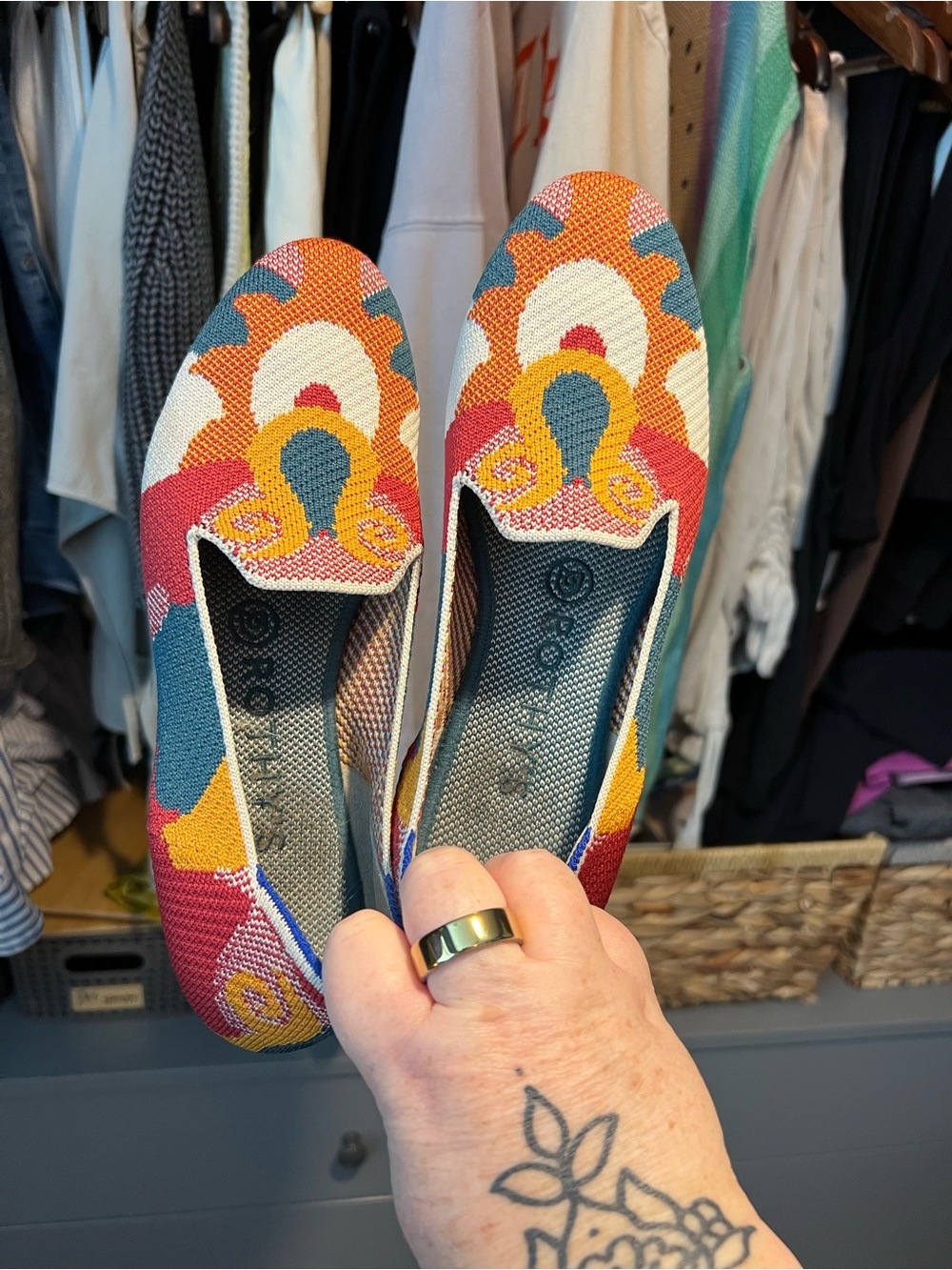 Rothy’s Moroccan Amber Retired Loafer Size 7.5